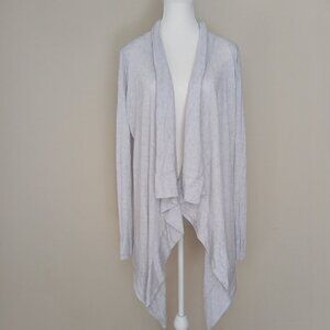 Lululemon Express Yourself Mudra Wrap Cardigan Light Heathered Gray Size 8-10
